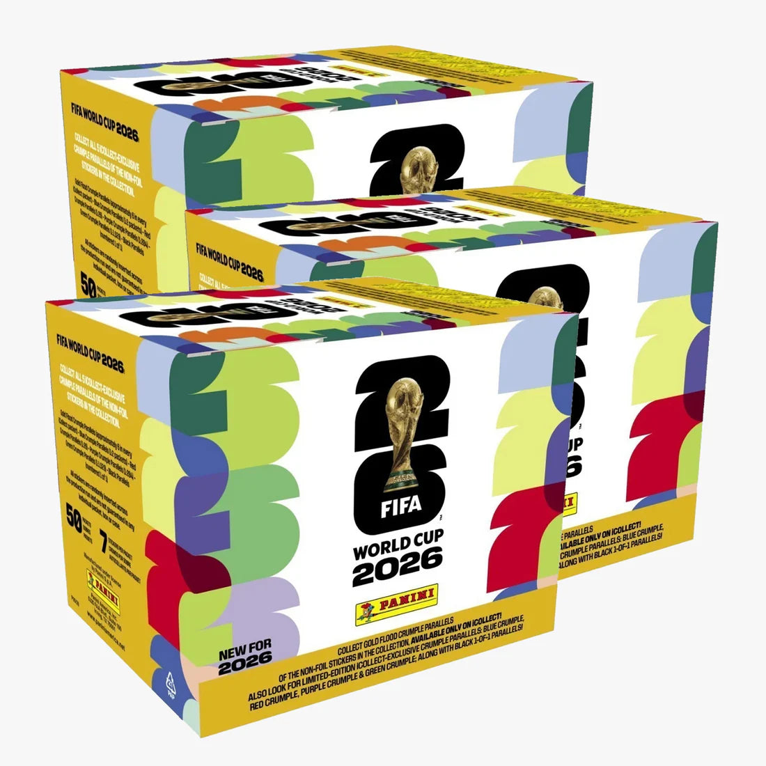 Sticker Box Collection- 50 Pack Box Gold Limited